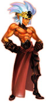 欧尼基斯 CV：关智一 火焰之国波尔盖涅伦的国王。 表面上以彬彬有礼的态度待人接物，内心却潜藏着傲慢且热情如火的性情。