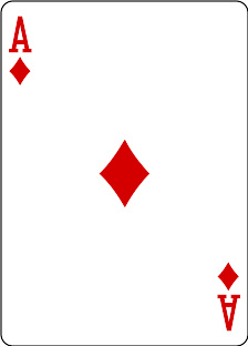 File:PlayingCards diamond A.svg