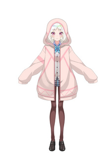 夏目芽衣的全身立绘。