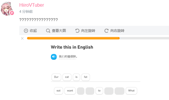 多邻国：我们的猫很胖