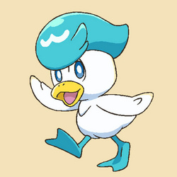 荷马的润水鸭 CV：光部树 很听训练家的话，性格一本正经。 和荷马形影不离，无论何时都和他在一起。 总是在他身边扑扇翅膀。