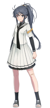 山城由依 CV：上坂堇 “这是展示我实力的大好机会♪” 绫小路武艺学舍中等部二年级，14岁。御刀是萤丸。性格开朗直率，沟通能力很强，能马上和初次见面的人打成一片。喜欢看女孩子生气或困扰的表情，经常对其他刀使做出些性骚扰的行为，对自己是个轻度变态有着充分的自觉。虽然看起来不太像，但实际上是个力气很大的大太刀刀使。 生日：4月9日