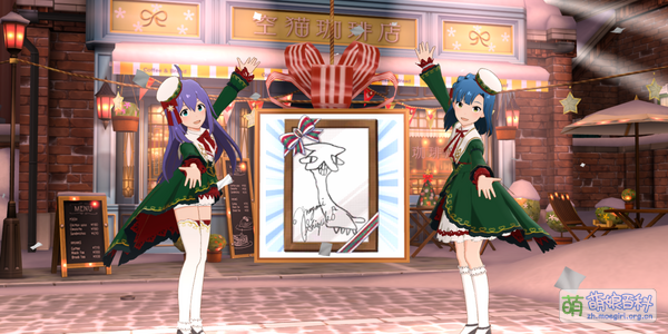 「Large Size Party」双人歌唱版Another Appeal中的羊驼图案