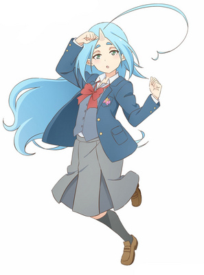 露草 CV：野中心菜 从鬼之岛转入东京的初中的青鬼女孩，14岁。 表面上是个不会因为任何事情动摇的态度冷淡的孤高美少女……但其实只是单纯的懒散罢了。 因为是天才，所以一般的事情都能毫不费力地完成，但因为怕麻烦，所以经常会让杜鹃或向日葵去做。 座右铭是“即使今天不做，明天的我也能做就好了。” 在三人中精神最成熟，但也有喜欢甜食，为了甜点什么都做的孩子气的一面。