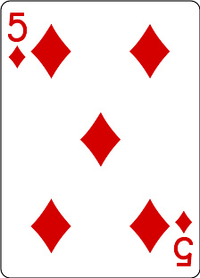 File:PlayingCards diamond 5.svg