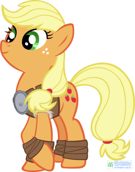 File:Applejack dressed as rockhoof by ironm17-dbsugpe.png